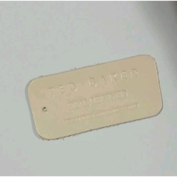 New Ted Baker London Rosane Tote Bag Purse Cream Orange Gold Classy $425 - Picture 10 of 11